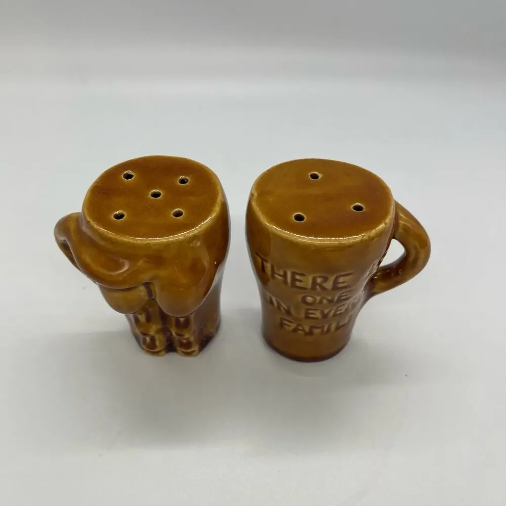 Vintage Jack Ass Donkey Salt & Pepper Shakers 